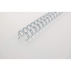 GBC | Lot de 100 Peignes Métalliques WireBind A4 | 34 Boucles | 14 mm | Reliure Permanente | Ouverture à Plat 360° | Jusqu’à 120