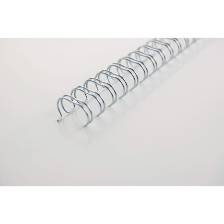 GBC | Lot de 100 Peignes Métalliques WireBind A4 | 34 Boucles | 14 mm | Reliure Permanente | Ouverture à Plat 360° | Jusqu’à 120