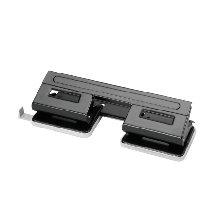 Herlitz 1610880 Perforateur double Capacité 1,5 mm/Réglette Noir (Import Allemagne)