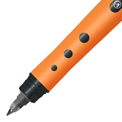 STABILO Stylo roller Worker+ - Lot x 10 stylos pointe fine- Noir