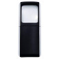 Wedo 2717501 Loupe rectangulaire à éclairage LED Noir