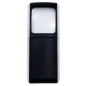 Wedo 2717501 Loupe rectangulaire à éclairage LED Noir