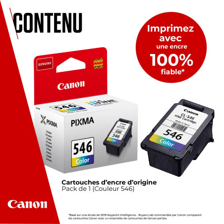 Canon CL-546 Cartouche Couleur Certifié Certifié (Emballage Carton)