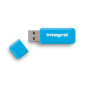 Integral Clé USB Flash Drive Neon Bleu 8 Go