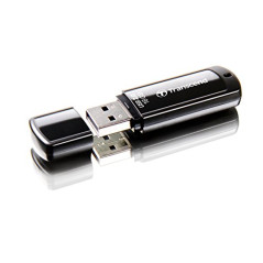 Transcend JetFlash 350 Clé USB 16GB USB 2.0 Mémoire portable Plug-and-Play pour PC/Mac/Portable - TS16GJF350
