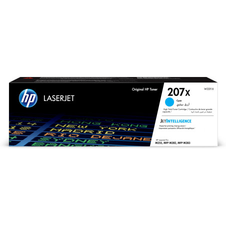 HP 207X W2211X, Cartouche Toner Originale HP de 2450 Pages, Compatible avec les Imprimantes HP LaserJet Pro M255, MFP M282 et MF