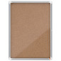 Nobo, Vitrine d'intérieur, Certifiée NF Collectivité et Education, Fond Liège, 9xA4, 708x969mm, Porte battante, Gamme Premium Pl