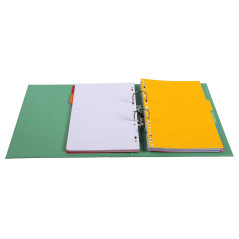 Exacompta - Réf. 53743E - Carton de 10 Classeurs à levier A4 Prem'Touch - Dos de 70 mm - Mécanique 75 mm - Dimensions extérieure