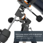 Celestron 31045 AstroMaster 130EQ Newtonian Reflector Telescope, Dark Blue Celestron 31045 AstroMaster 130EQ Newtonian Reflector Telescope, Dark Blue