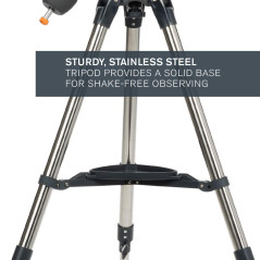 Celestron 31045 AstroMaster 130EQ Newtonian Reflector Telescope, Dark Blue