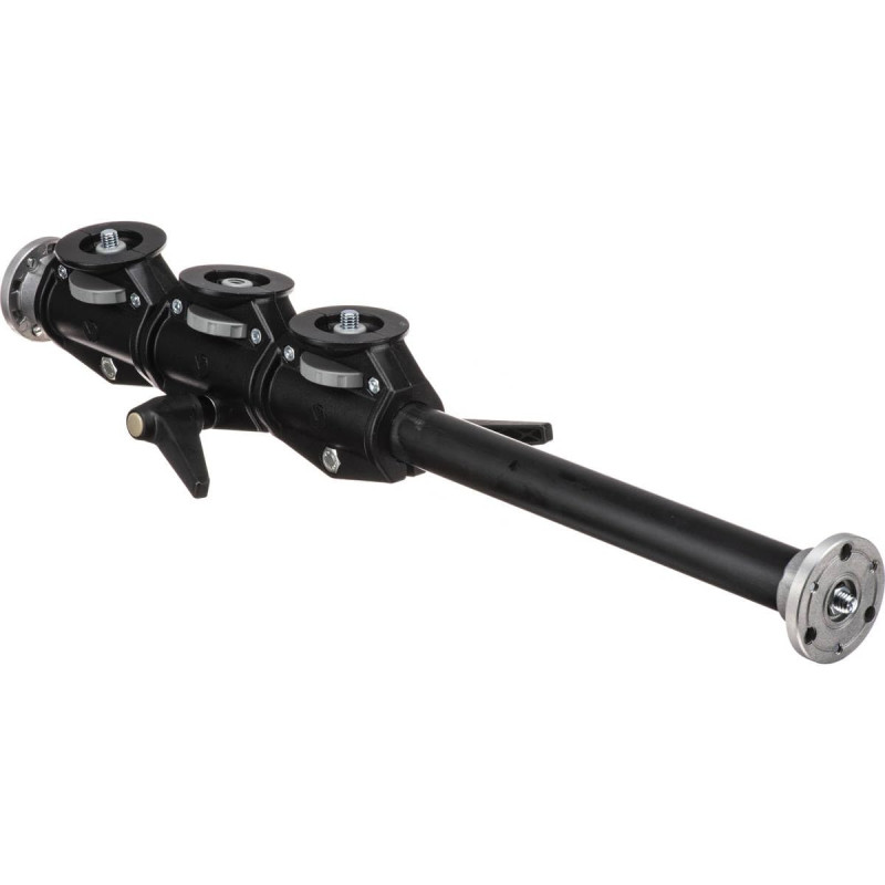Manfrotto 131DDB Bras d'accessoires horizontal à 4 têtes Noir (Pour fixer 2 têtes verticalement et 2 têtes horizontalement, fil Manfrotto 131DDB Bras d'accessoires horizontal à 4 têtes Noir (Pour fixer 2 têtes verticalement et 2 têtes horizontalement, fil