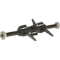 Manfrotto 131DDB Bras d'accessoires horizontal à 4 têtes Noir (Pour fixer 2 têtes verticalement et 2 têtes horizontalement, fil Manfrotto 131DDB Bras d'accessoires horizontal à 4 têtes Noir (Pour fixer 2 têtes verticalement et 2 têtes horizontalement, fil