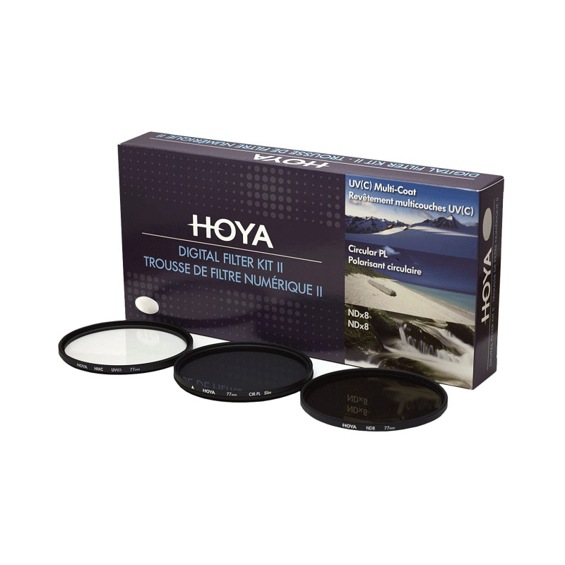 Hoya DFK72 Jeux de Filtres (UV, PLC, ND) Ø 72.0 mm