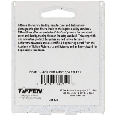 Tiffen 72BPM14 Filtre Black Pro-Mist 1/4 72 mm