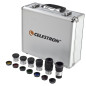 Celestron 94303 1.25 inch Eyepiece & Filter Kit - Includes 14 Pieces in Metal Foam-Lined Carry Case, Silver Celestron 94303 1.25 inch Eyepiece & Filter Kit - Includes 14 Pieces in Metal Foam-Lined Carry Case, Silver