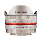 Samyang SAM75M43A Objectif 7,5 mm F3,5 Micro 4/3 Fisheye Argent Samyang SAM75M43A Objectif 7,5 mm F3,5 Micro 4/3 Fisheye Argent