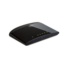 D-Link Switch 5 ports Ethernet 10/100mbps - Idéal partage de connexion et mise en réseau Small Office Home Office (DES-1005D)