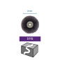 Dremel S511 2 Tampons abrasifs EZ speedclic 25 mm