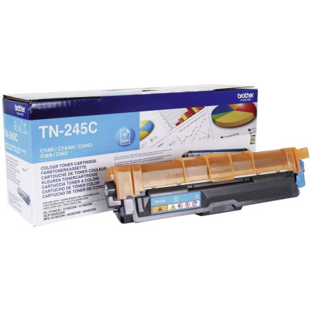 Brother TN-245C - Cartouche de Toner Originale – Cyan
