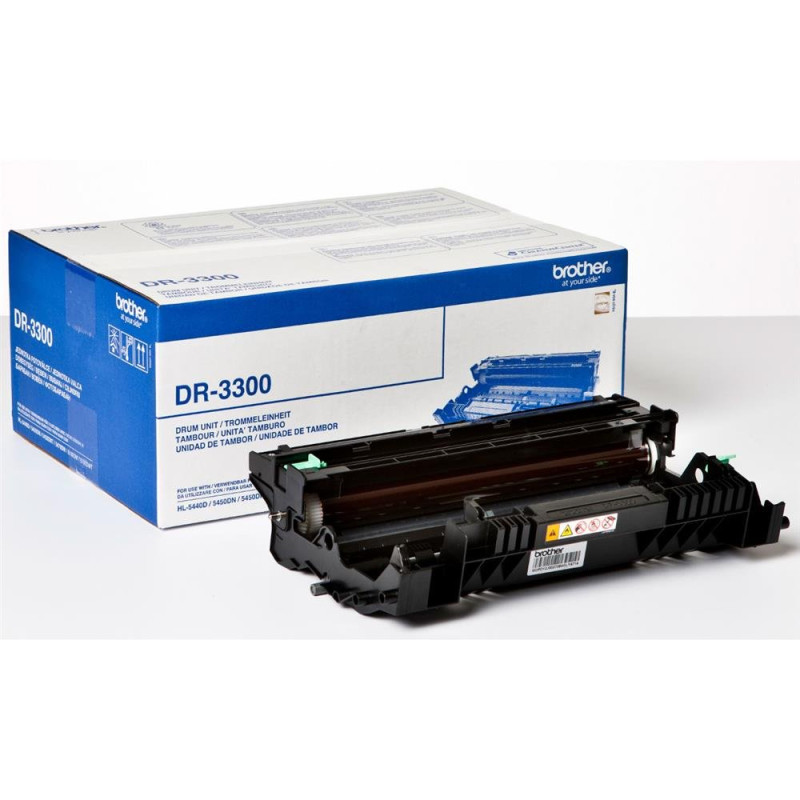 Brother DR-3300 | Tambour de remplacement pour imprimante laser |Imprime 30 000 pages | Noir Brother DR-3300 | Tambour de remplacement pour imprimante laser |Imprime 30 000 pages | Noir