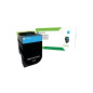 Lexmark 80C2SC0 Cartouche de Toner Laser pour Imprimante CX310 Cyan