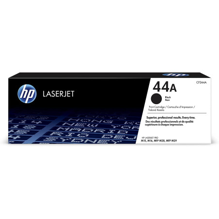 HP 44A CF244A, Cartouche Toner Originale de 1000 Pages, Compatible avec les Imprimantes LaserJet Pro M15A, M15W, MFP M28A, MFP M