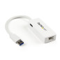 StarTech.com Adaptateur USB 3.0 vers Ethernet Gigabit - Carte Réseau Externe USB vers 1 Port RJ45 - Blanc (USB31000SPTW) StarTech.com Adaptateur USB 3.0 vers Ethernet Gigabit - Carte Réseau Externe USB vers 1 Port RJ45 - Blanc (USB31000SPTW)