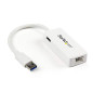 StarTech.com Adaptateur USB 3.0 vers Ethernet Gigabit - Carte Réseau Externe USB vers 1 Port RJ45 - Blanc (USB31000SPTW) StarTech.com Adaptateur USB 3.0 vers Ethernet Gigabit - Carte Réseau Externe USB vers 1 Port RJ45 - Blanc (USB31000SPTW)