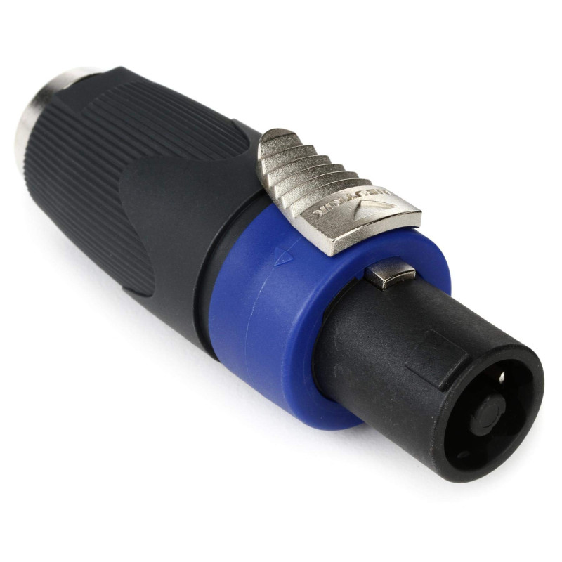 Hosa Technology Adaptateur pour Haut-Parleur Neutrik NA4LJX Speakon mâle - Jack mâle 6.35 mm Mono 1 pc(s) Hosa Technology Adaptateur pour Haut-Parleur Neutrik NA4LJX Speakon mâle - Jack mâle 6.35 mm Mono 1 pc(s)