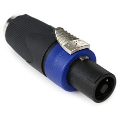 Hosa Technology Adaptateur pour Haut-Parleur Neutrik NA4LJX Speakon mâle - Jack mâle 6.35 mm Mono 1 pc(s)