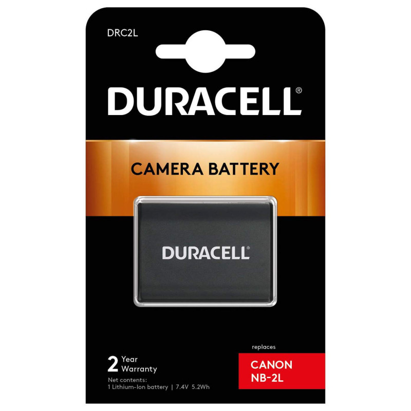 Duracell DRC2L Batterie pour Appareil Photo Numérique Canon NB-2L Duracell DRC2L Batterie pour Appareil Photo Numérique Canon NB-2L