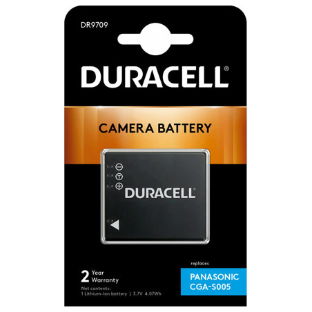 Duracell DR9709 Batterie pour Appareil Photo Numérique Panasonic CGA-S005