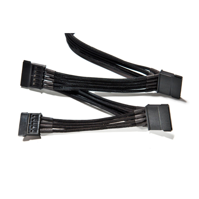 be quiet! Power Cable CS-3640, câble 4x S-ATA, gainé individuellement, longueur 600 mm, extension haut de gamme pour BQ alimenta be quiet! Power Cable CS-3640, câble 4x S-ATA, gainé individuellement, longueur 600 mm, extension haut de gamme pour BQ alimenta