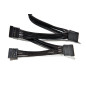 be quiet! Power Cable CS-3640, câble 4x S-ATA, gainé individuellement, longueur 600 mm, extension haut de gamme pour BQ alimenta be quiet! Power Cable CS-3640, câble 4x S-ATA, gainé individuellement, longueur 600 mm, extension haut de gamme pour BQ alimenta