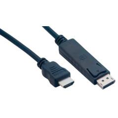 MCL Samar MC392-3M Câble display port mâle / HDMI mâle 3m Noir