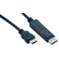 MCL Samar MC392-3M Câble display port mâle / HDMI mâle 3m Noir