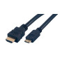 MCL MC382/3D-2M Câble HDMI haute vitesse 3D + Ethernet type A / C mini mâle 2 m
