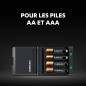 Duracell Chargeur Piles Rechargeables Rapide 45 minutes Duracell Chargeur Piles Rechargeables Rapide 45 minutes