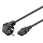 Goobay 68604 Câble d'alimentation coudé pour appareils froids tel que PC, Moniteur, Onduleur (fiche de sécurité selon IEC 320 C1 Goobay 68604 Câble d'alimentation coudé pour appareils froids tel que PC, Moniteur, Onduleur (fiche de sécurité selon IEC 320 C1