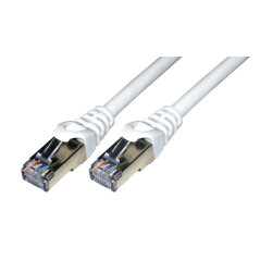 MCL Samar FCC6BM-10M/W Cordon de brassage RJ45 CAT 6 F/UTP 10m Blanc