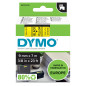 DYMO D1 étiquettes autocollantes authentiques | rouleau de 9 mm x 7 m | impression en noir sur fond jaune | autocollantes | pour DYMO D1 étiquettes autocollantes authentiques | rouleau de 9 mm x 7 m | impression en noir sur fond jaune | autocollantes | pour
