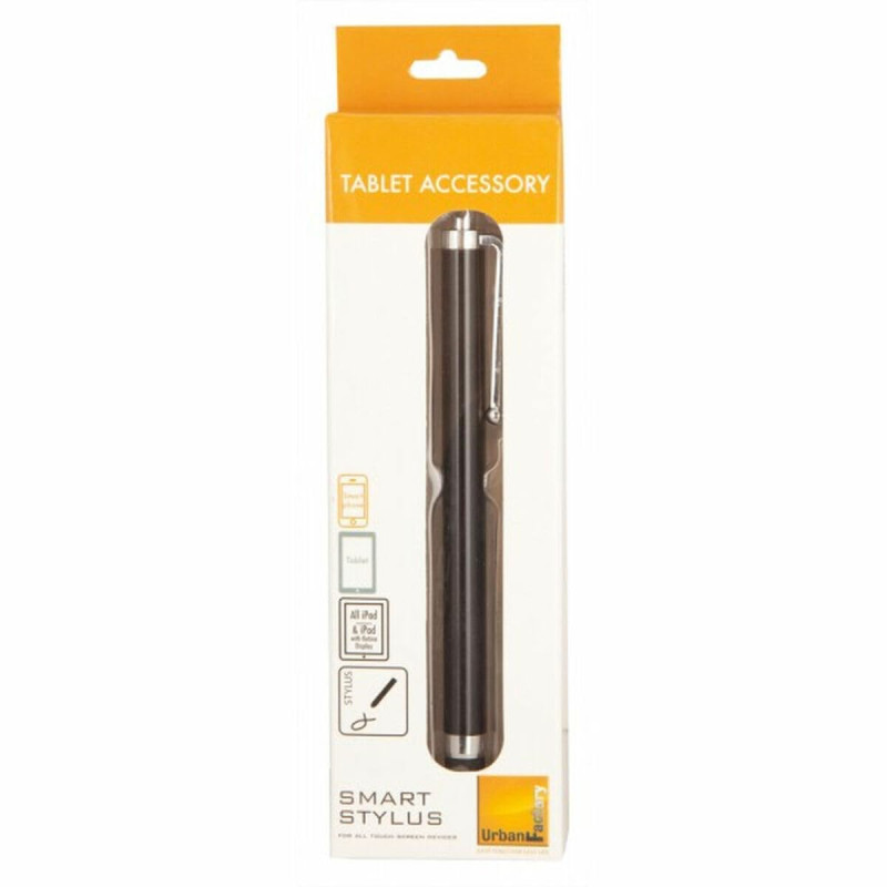 Urban Factory STY07UF Stylet pour Smartphone/Tablette Noir/Acier Urban Factory STY07UF Stylet pour Smartphone/Tablette Noir/Acier