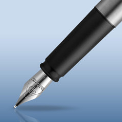 Waterman Allure stylo plume - Chromé - Plume fine - Plume fine - emballé Sous Blister