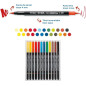 LYRA Aqua Brush Duo - Etui 12 feutres double pointe LYRA Aqua Brush Duo - Etui 12 feutres double pointe