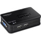 TRENDnet, TK-207K, Commutateur KVM USB 2 ports, contrôlez deux ordinateurs avec un seul ensemble de commandes de console, résolu TRENDnet, TK-207K, Commutateur KVM USB 2 ports, contrôlez deux ordinateurs avec un seul ensemble de commandes de console, résolu