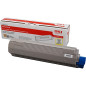 OKI Cartouche de toner 1 x jaune 8000 pages
