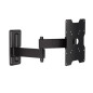 Meliconi CME EDR200 - Support mural avec double bras inclinable, pour TV à écran plat de 26" à 40". VESA 75-100-200. Couleur Noi Meliconi CME EDR200 - Support mural avec double bras inclinable, pour TV à écran plat de 26" à 40". VESA 75-100-200. Couleur Noi