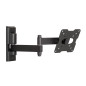 Meliconi EDR-100 Support Mural en métal Triple Rotation avec Double Bras de déport (Inclinable et Orientable, Triple Rotation) Meliconi EDR-100 Support Mural en métal Triple Rotation avec Double Bras de déport (Inclinable et Orientable, Triple Rotation)