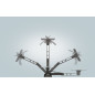 Meliconi EDR-100 Support Mural en métal Triple Rotation avec Double Bras de déport (Inclinable et Orientable, Triple Rotation) Meliconi EDR-100 Support Mural en métal Triple Rotation avec Double Bras de déport (Inclinable et Orientable, Triple Rotation)