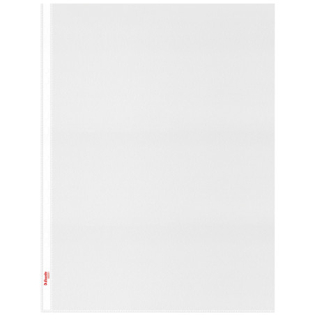 Esselte Quality, Pochettes Plastique Perforées A3 Portrait, Matière Grainée Mate Transparente, Ouverture sur le haut, Polypropyl